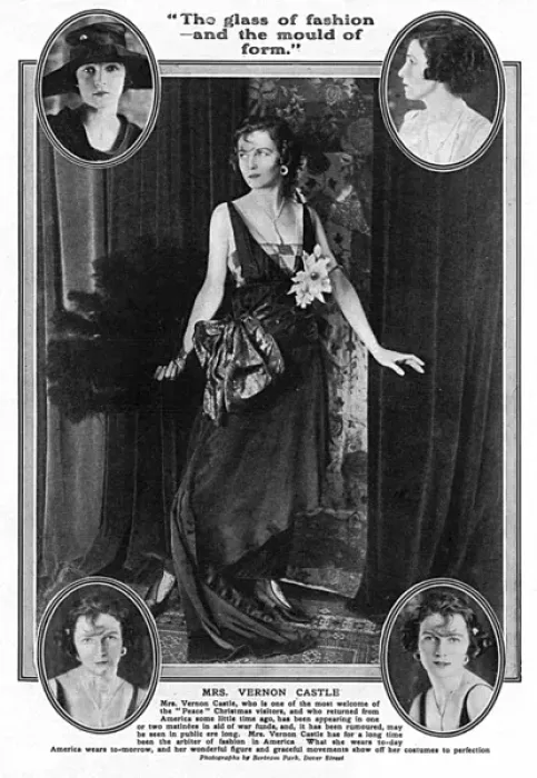 Framed Print : Mrs Vernon Castle, 1918 Framed Print : Mrs Vernon Castle, 1918