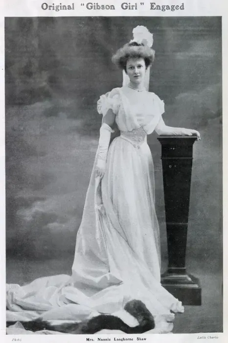 Framed Print : Nannie Langhorne Shaw pictured in The Bystander at the time of her engagement to Waldorf Framed Print : Nannie Langhorne Shaw pictured in The Bystander at the time of her engagement to Waldorf