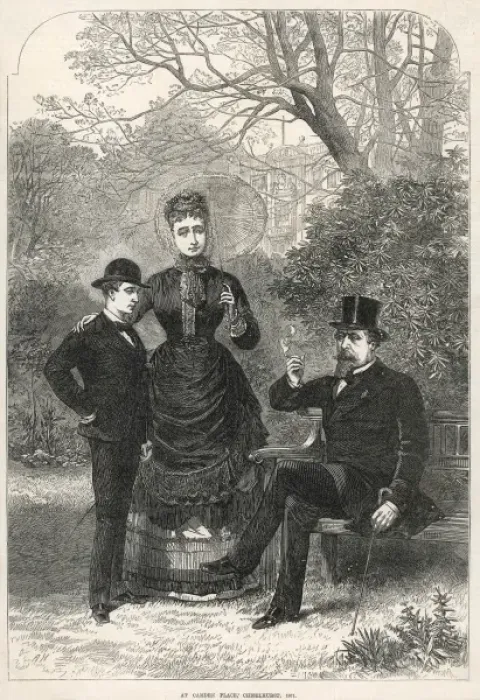 Framed Print : Napoleon III & Family Framed Print : Napoleon III & Family