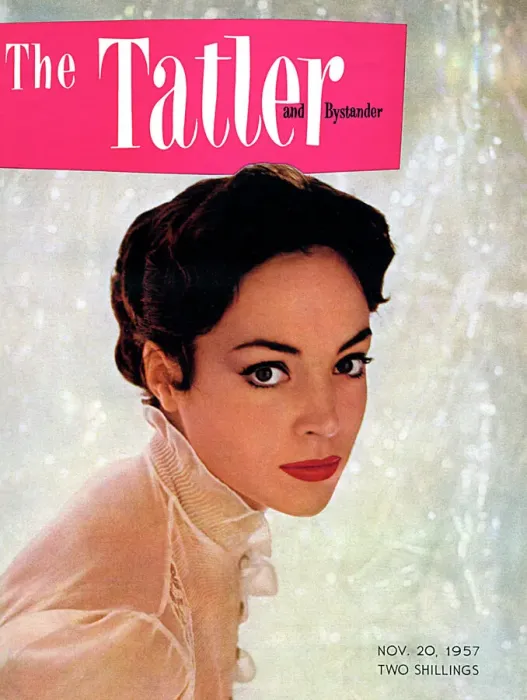 Framed Print : Natasha Parry on Tatler cover 1957 Framed Print : Natasha Parry on Tatler cover 1957