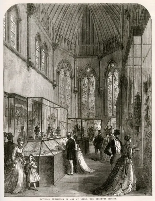 Framed Print : National Exhibition of art at Leeds, 1868