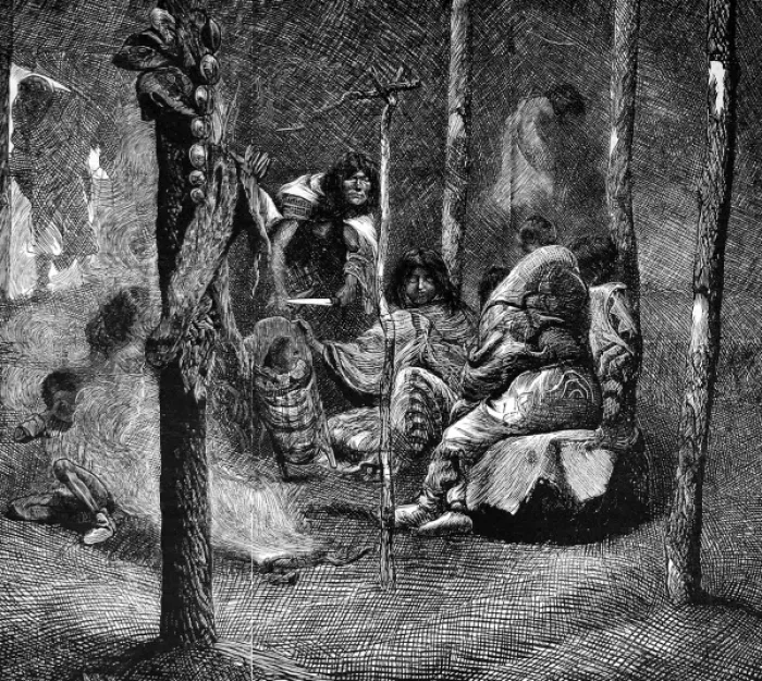 Framed Print : Native American Indian women of the Pawnee Tribe, c. 1873 Framed Print : Native American Indian women of the Pawnee Tribe, c. 1873