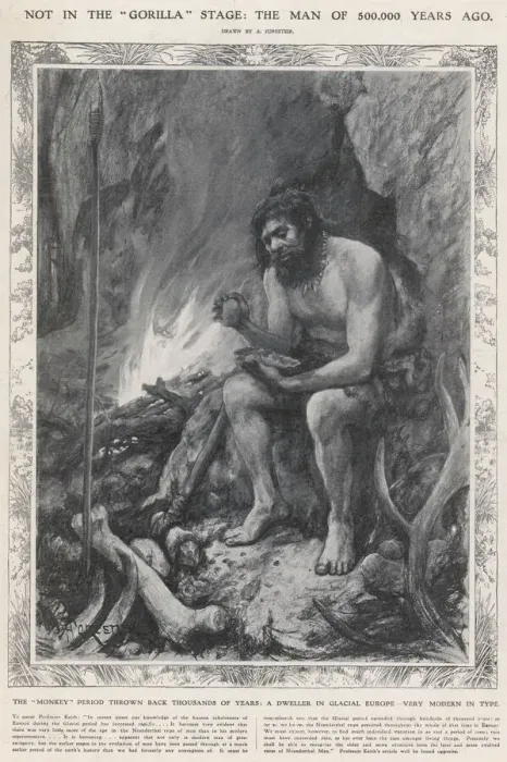 Framed Print : Neanderthal Man Framed Print : Neanderthal Man
