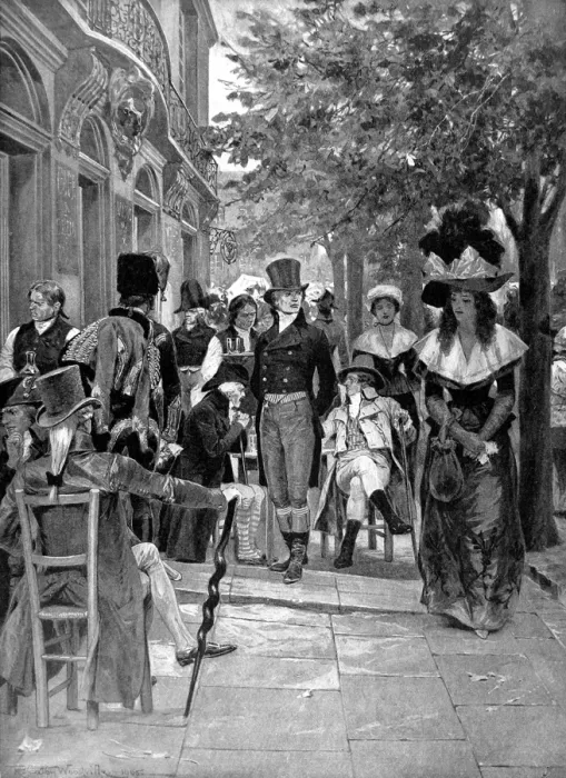 Framed Print : Nelson on leave at St. Omer, France, 1784