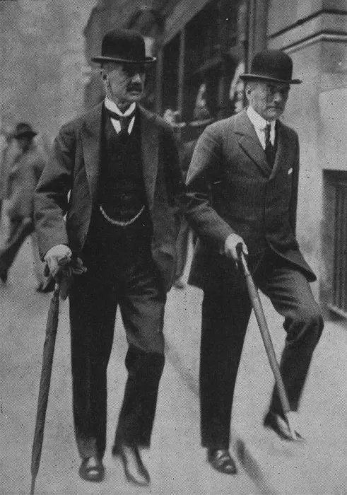 Framed Print : Neville and Austen Chamberlain