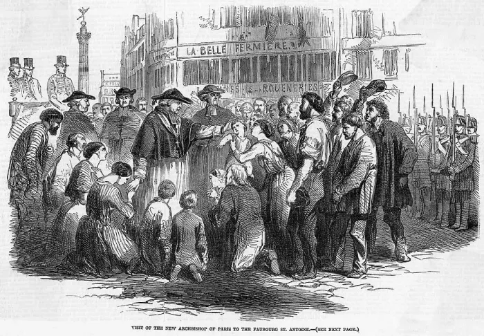 Framed Print : NEW ARCHBISHOP OF PARIS