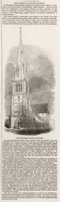 Framed Print : New Church, Hackney Framed Print : New Church, Hackney