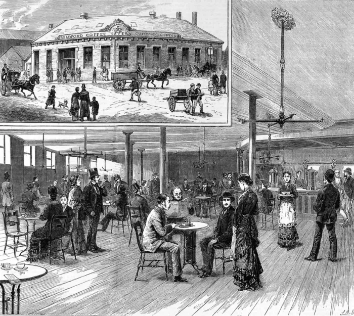 Framed Print : The new coffee tavern at Bradford Framed Print : The new coffee tavern at Bradford