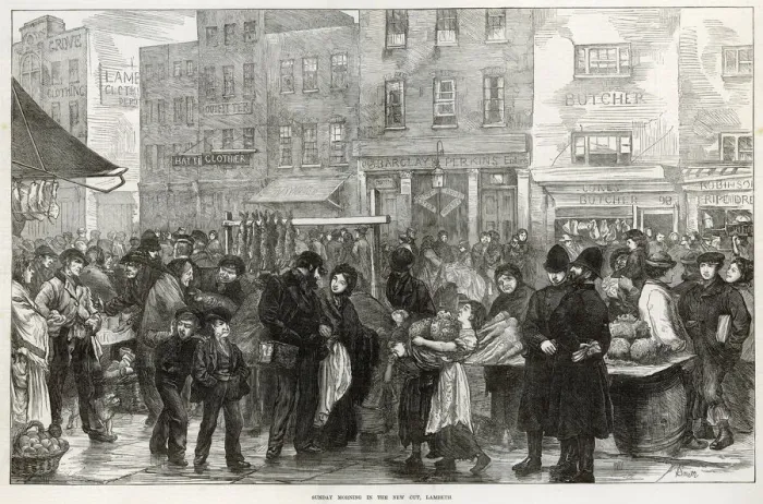 Framed Print : NEW CUT MARKET, LONDON