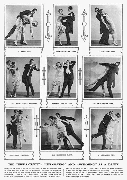 Framed Print : A new dance - the Truda-Trott, 1927 Framed Print : A new dance - the Truda-Trott, 1927