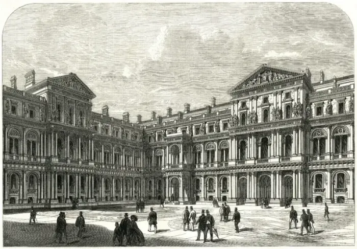 Framed Print : The New Foreign and India Offices - The Quadrangle Framed Print : The New Foreign and India Offices - The Quadrangle
