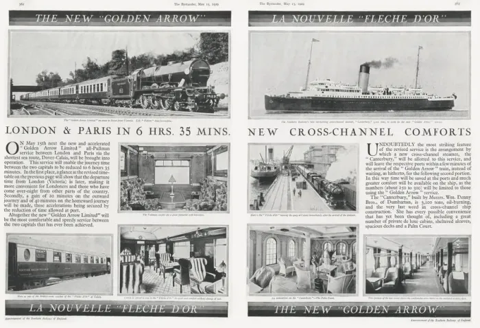 Framed Print : The new Golden Arrow / La Nouvelle Fleche D Or Framed Print : The new Golden Arrow / La Nouvelle Fleche D Or