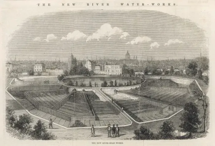 Framed Print : New River Water Works Framed Print : New River Water Works