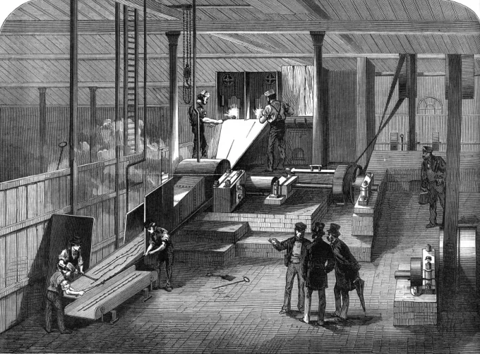 Framed Print : New rolling machine for making horse shoe nails Framed Print : New rolling machine for making horse shoe nails
