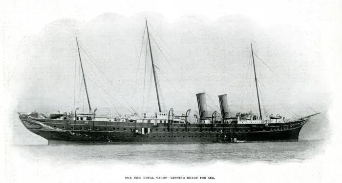 Framed Print : New Royal Yacht - HMY Victoria and Albert 1901 Framed Print : New Royal Yacht - HMY Victoria and Albert 1901