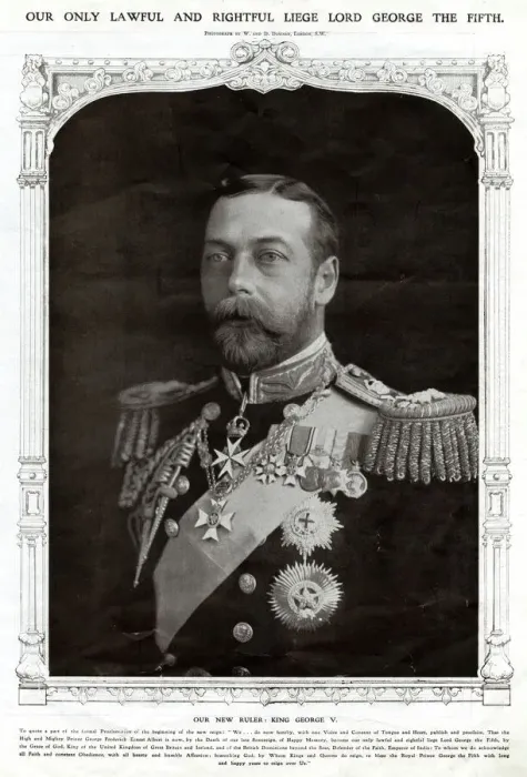 Framed Print : Our new ruler King George V Framed Print : Our new ruler King George V