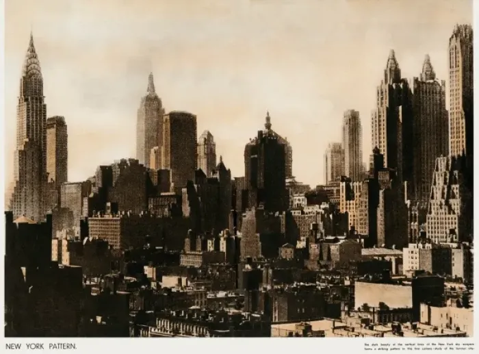 Framed Print : New York skyline 1937