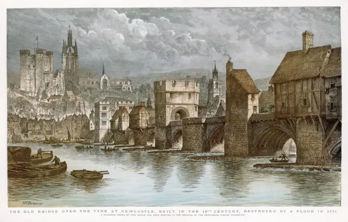 Framed Print : NEWCASTLE ON TYNE 1771 Framed Print : NEWCASTLE ON TYNE 1771