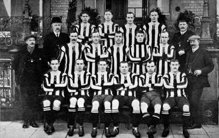 Framed Print : Newcastle United Football Team, 1908 Framed Print : Newcastle United Football Team, 1908