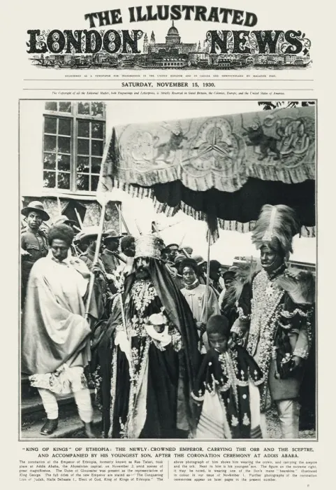 Framed Print : Newly-Crowned Emperor of Ethiopia, Haile Selassie Framed Print : Newly-Crowned Emperor of Ethiopia, Haile Selassie