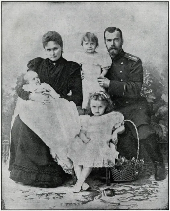 Framed Print : Nicholas II and his family 1900 Framed Print : Nicholas II and his family 1900