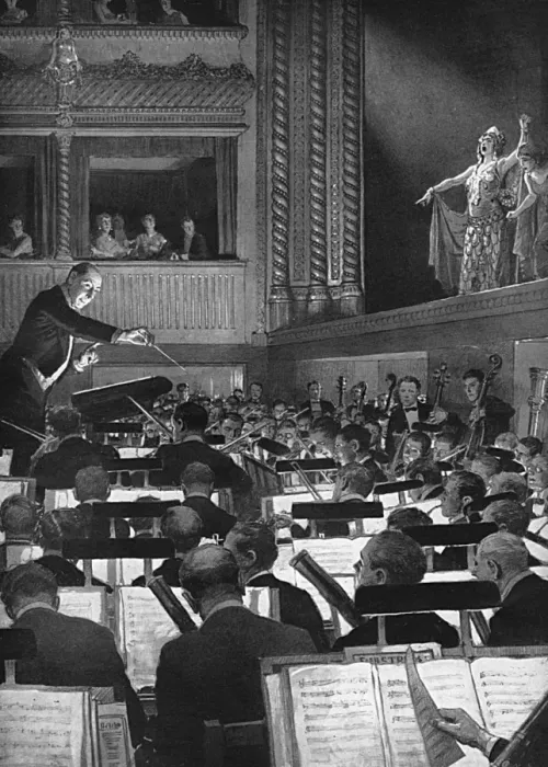 Framed Print : A night at Covent Garden Opera House, 1925 Framed Print : A night at Covent Garden Opera House, 1925