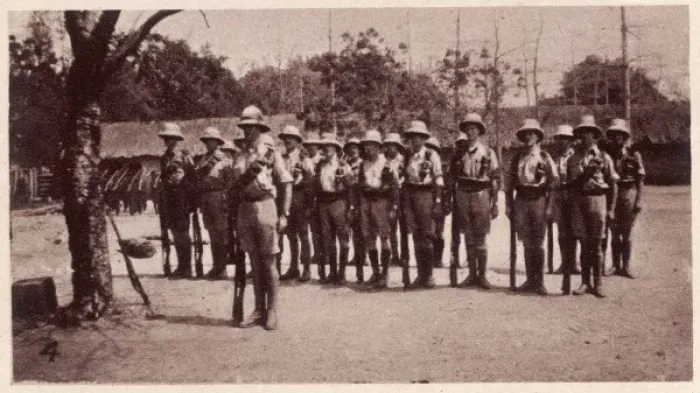 Framed Print : Nyasaland Volunteer Reserve, 1915 Framed Print : Nyasaland Volunteer Reserve, 1915