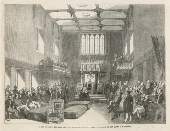 Framed Print : O CONNELLs TRIAL 1844 Framed Print : O CONNELLs TRIAL 1844