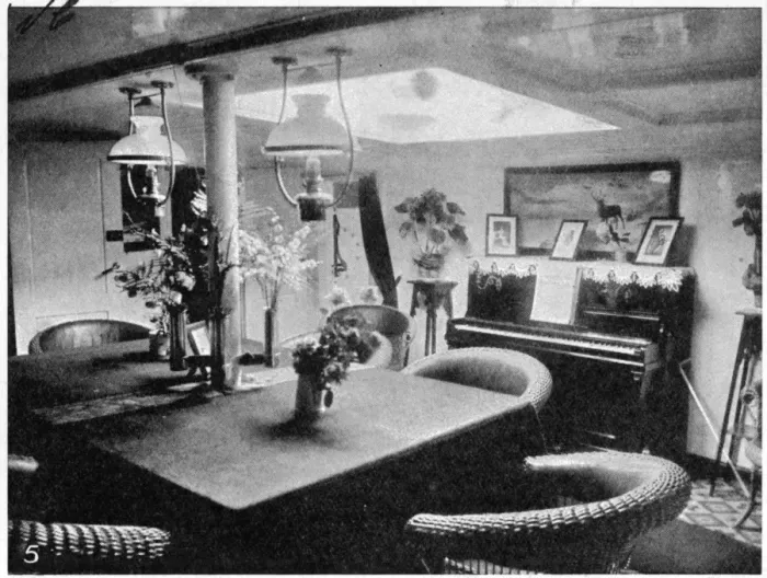 Framed Print : The Officers Saloon aboard the Fram, 1912 Framed Print : The Officers Saloon aboard the Fram, 1912