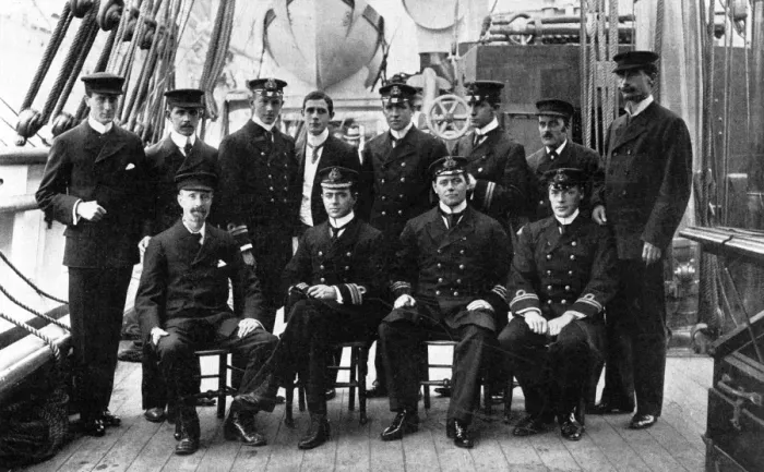 Framed Print : The Officers and Scientists of the National Antarctic Expedition