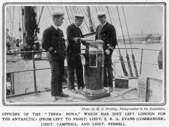 Framed Print : Officers of the Terra Nova Framed Print : Officers of the Terra Nova