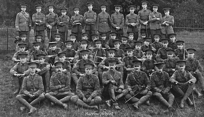 Framed Print : Officers Training Corps, Harrow School, WW1 Framed Print : Officers Training Corps, Harrow School, WW1