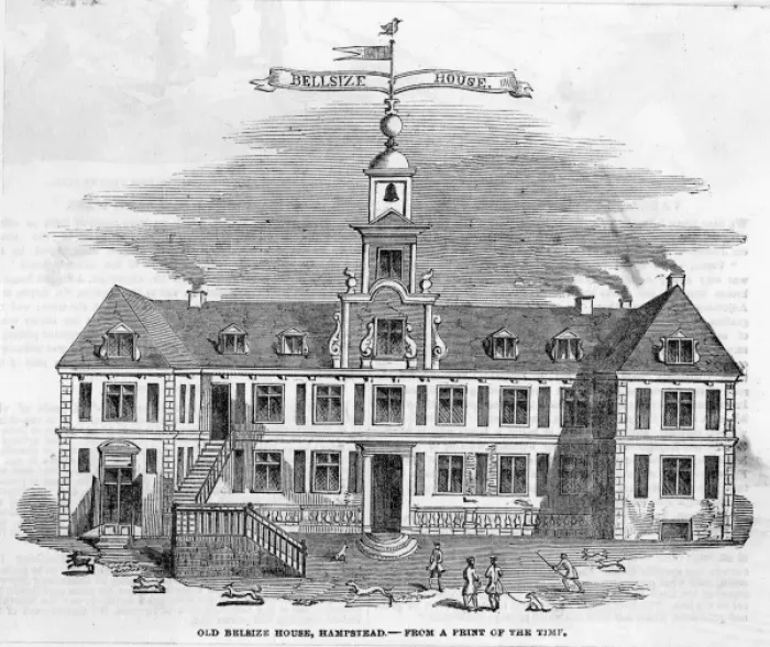Framed Print : Old Belsize House