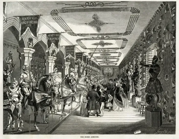 Framed Print : The Old Horse Armoury, Tower of London, 1848 Framed Print : The Old Horse Armoury, Tower of London, 1848