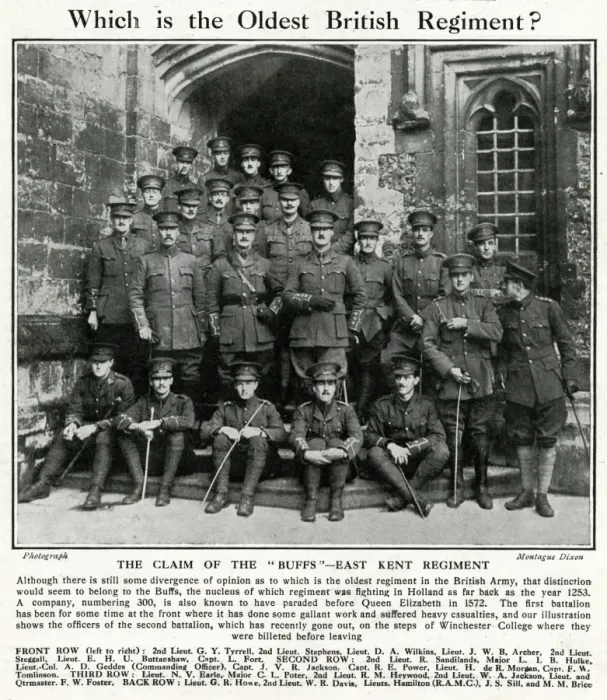 Framed Print : The Oldest British Regiment? The East Kent