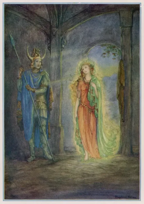 Framed Print : Olwen by Daphne Allen