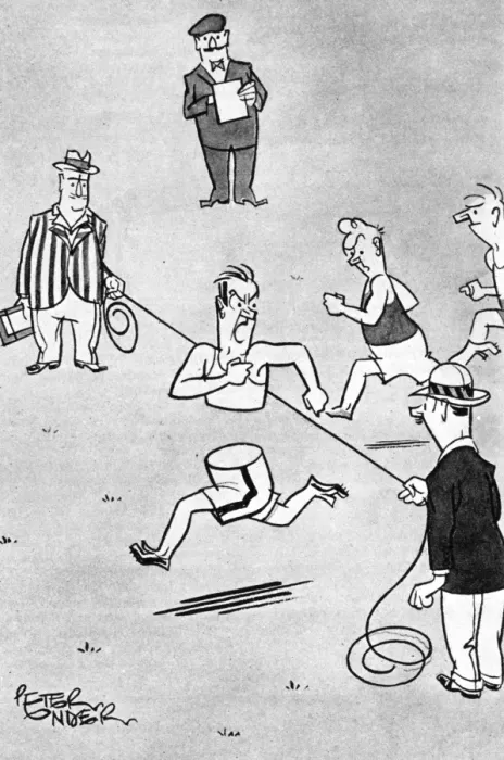 Framed Print : Olympic cartoon Framed Print : Olympic cartoon