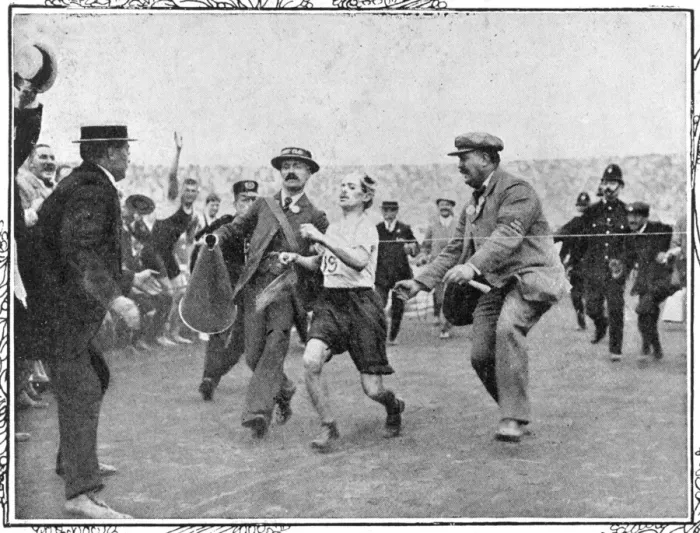 Framed Print : Olympics / 1908 / Marathon Framed Print : Olympics / 1908 / Marathon