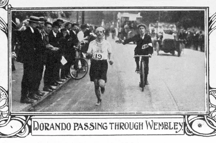 Framed Print : Olympics / 1908 / Marathon Framed Print : Olympics / 1908 / Marathon