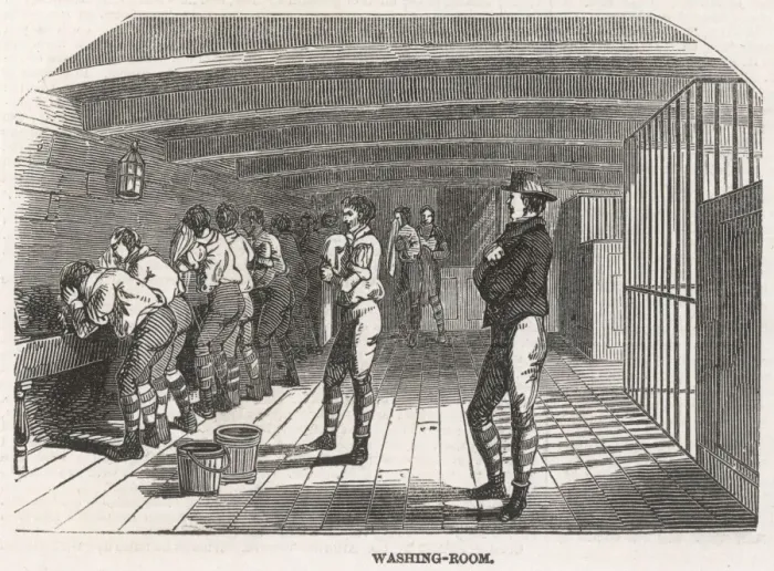 Framed Print : Onboard the prison ship The Warrior Framed Print : Onboard the prison ship The Warrior