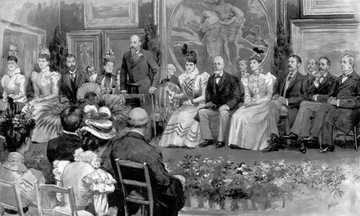 Framed Print : Opening Ceremony of the Tate Gallery, London, 1897 Framed Print : Opening Ceremony of the Tate Gallery, London, 1897