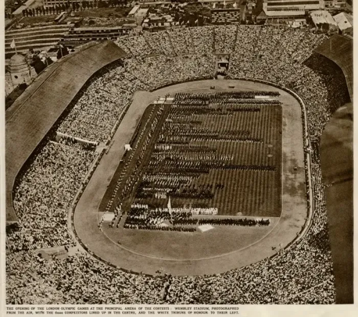 Framed Print : Opening Ceremony, Wembley Stadium, 1948 London Olympics