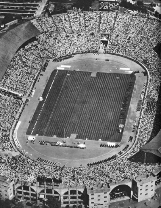 Framed Print : Opening Ceremony, Wembley Stadium, 1948 London Olympics Framed Print : Opening Ceremony, Wembley Stadium, 1948 London Olympics