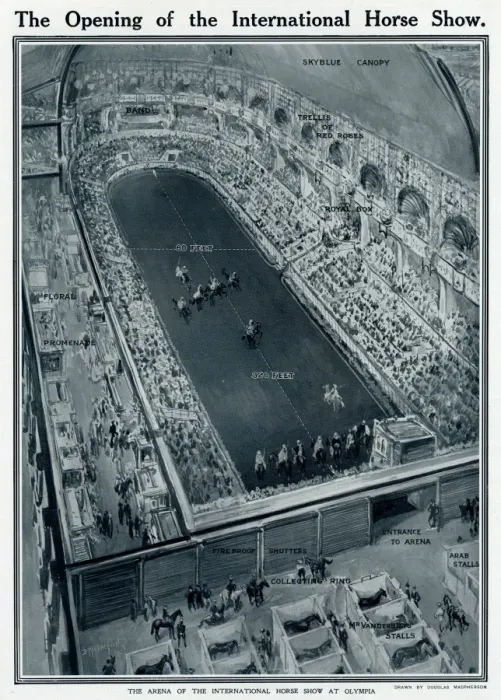 Framed Print : Opening of International Horse Show, Olympia, London Framed Print : Opening of International Horse Show, Olympia, London