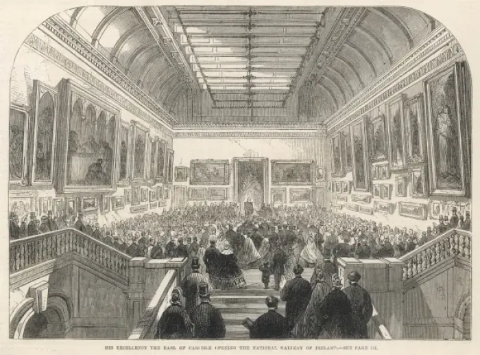 Framed Print : Opening of the National Gallery of Ireland Framed Print : Opening of the National Gallery of Ireland