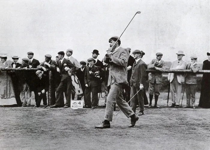 Framed Print : Opening of the new course at Walton Heath: James Braid Framed Print : Opening of the new course at Walton Heath: James Braid