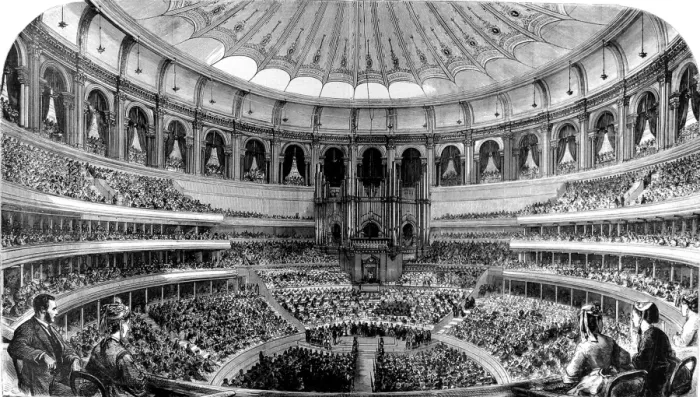 Framed Print : The Opening of the Royal Albert Hall, March 1871 Framed Print : The Opening of the Royal Albert Hall, March 1871