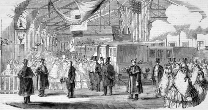 Framed Print : Opening of the South Devon and Tavistock Railway