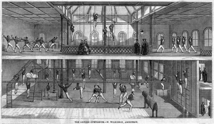 Framed Print : OXFORD GYM ACTIVITIES