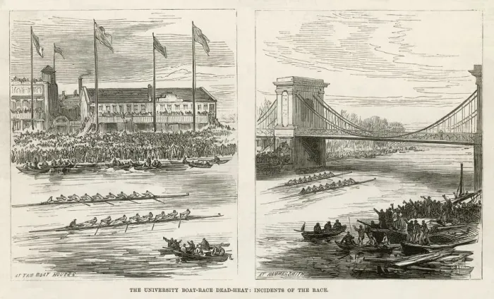 Framed Print : Oxford V Cambridge 1877 Framed Print : Oxford V Cambridge 1877